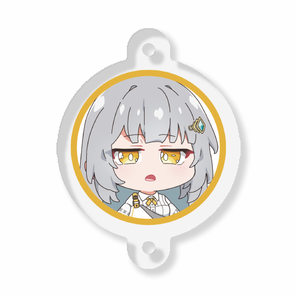 白戸モノのデイジーチェーンアクリルキーホルダー_01