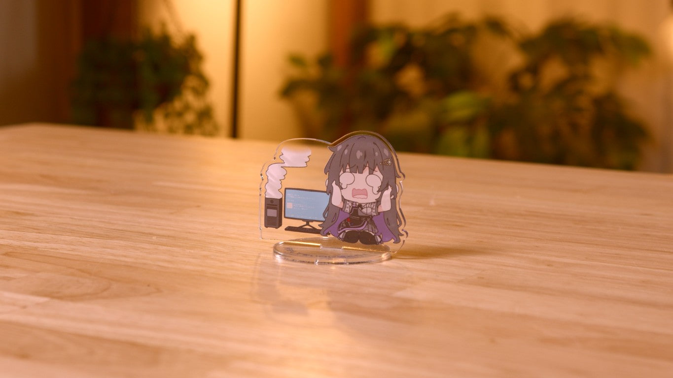 黒戸モノの何もしてないのに壊れたアクリルスタンド