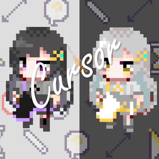 黒戸モノ&白戸モノオリジナルカーソル(Windows向け)
